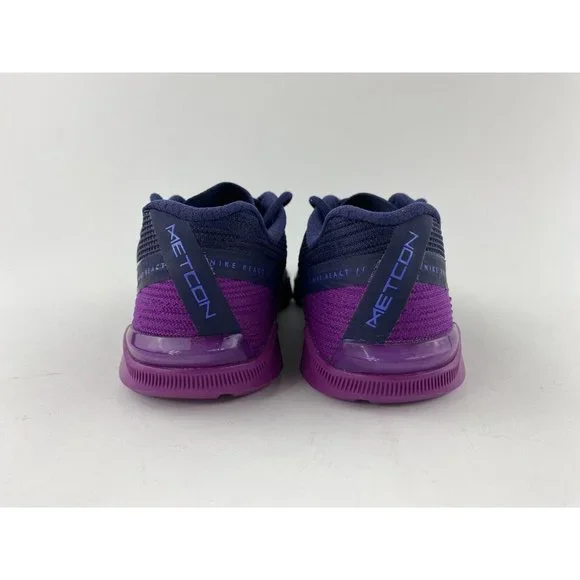 Nike React Metcon Turbo Black Purple Women's Size 6 Training Shoes CT1249-400 - Picture 6 of 12